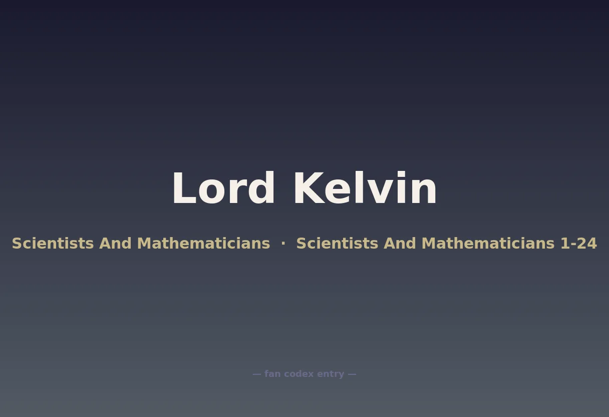 Lord Kelvin
