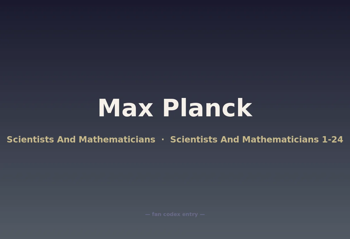 Max Planck