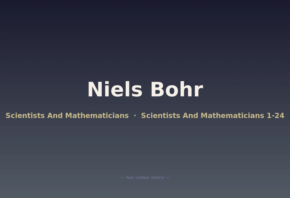 Niels Bohr