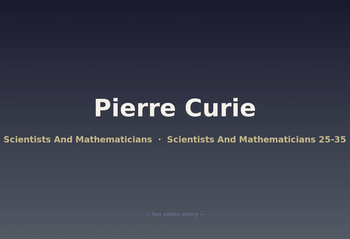 Pierre Curie
