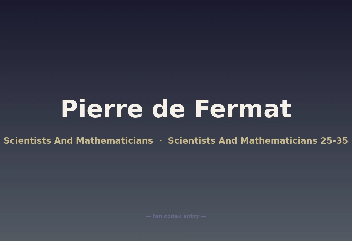 Pierre de Fermat