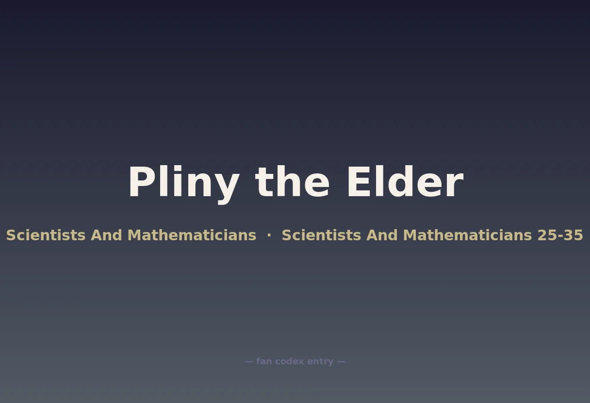 Pliny the Elder
